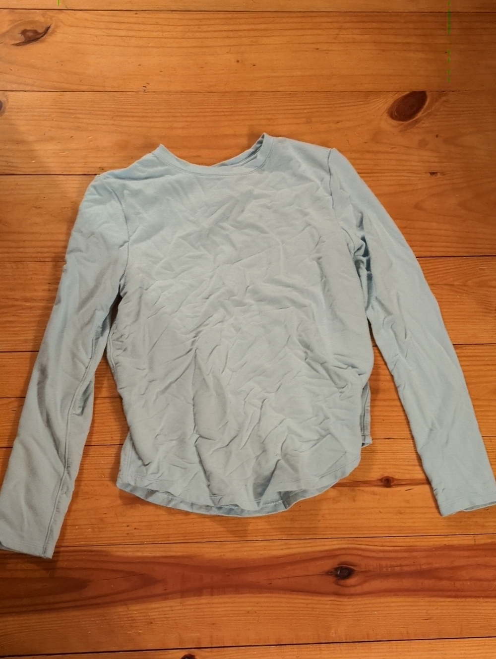 Lululemon Love Light Blue Long-Sleeve Women's Top - Classic Crewneck